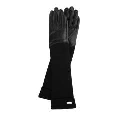 Перчатки женские, черный, 45-6-521-1-S, Фотография 1