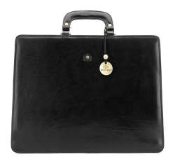 Кожаный портфель, черный, 39-3-109-1, Фотография 1