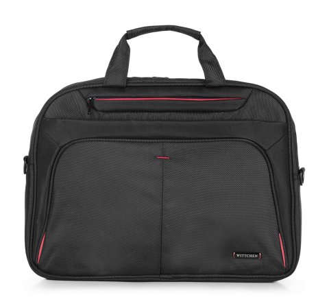 Мужская сумка для ноутбука 15,6 basic, черный, 56-3S-633-1A, Фотография 1