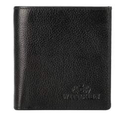 Женский кожаный квадратный кошелек, черный, 21-1-065-15L, Фотография 1