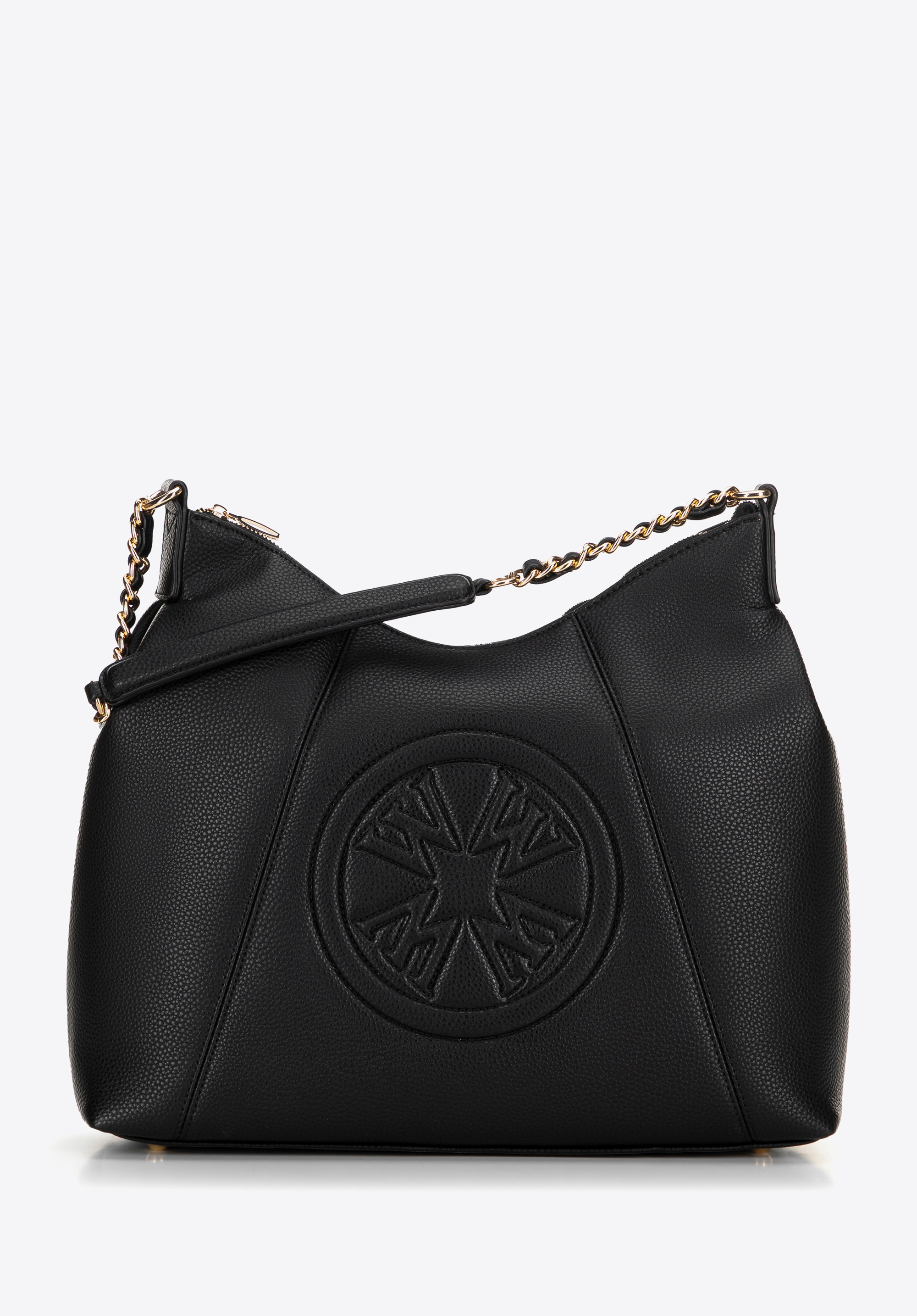 Жіноча сумка-шоппер з екошкіри, чорний, 100-4Y-231-1, Фото 1