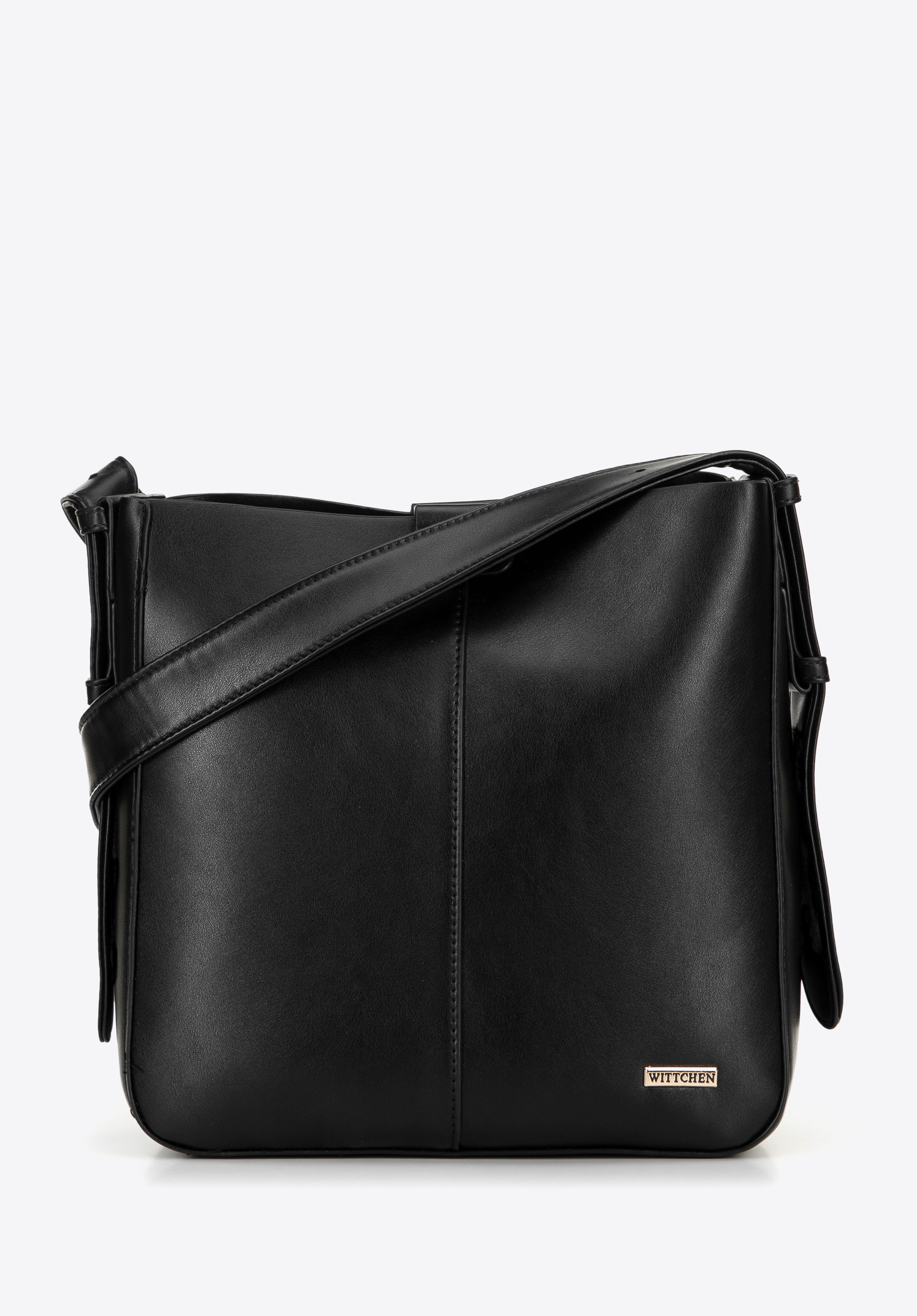 Жіноча сумка з екошкіри, чорний, 100-4Y-212-1, Фото 1