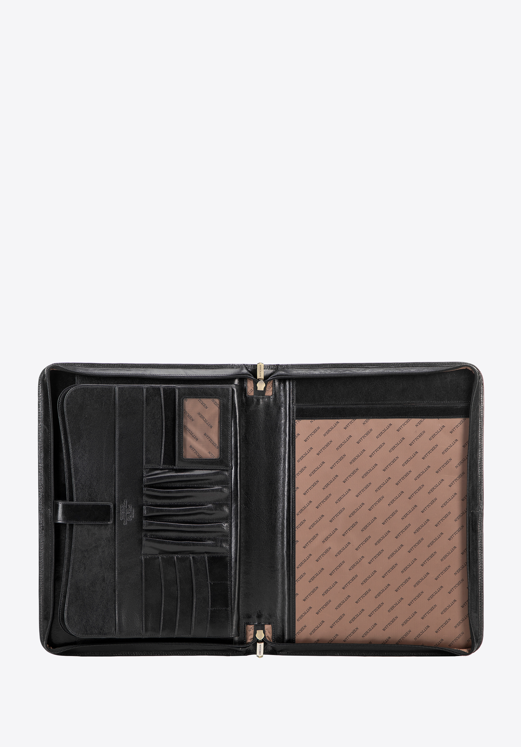 Шкіряний футляр для документів, чорний, 39-5-008-1, Фото 1