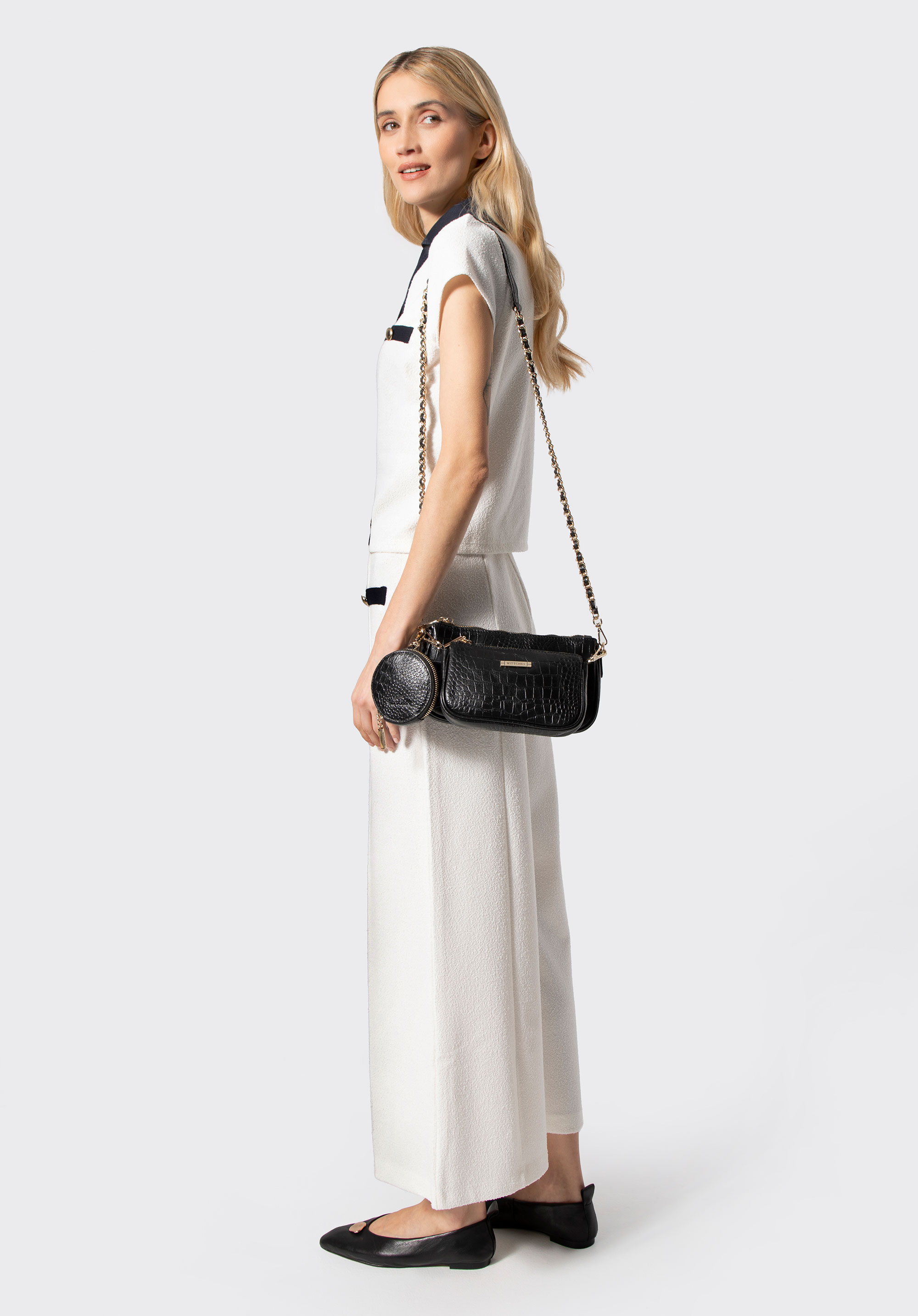 Cross body bag, чорний, 29-4E-011-10, Фото 1