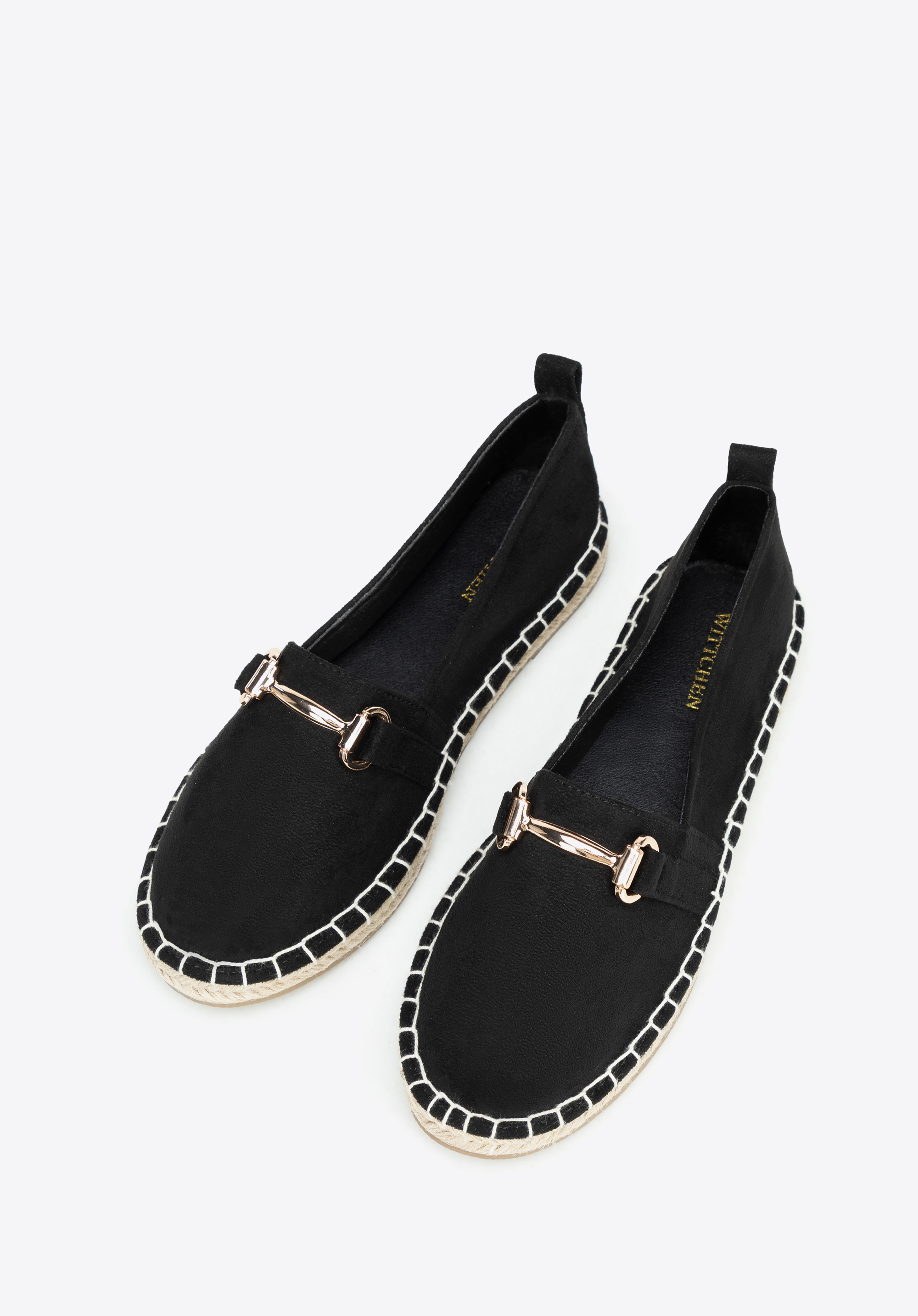 Жіночі еспадрільї з пряжкою, чорний, 100-P-810-1-40, Фото 1