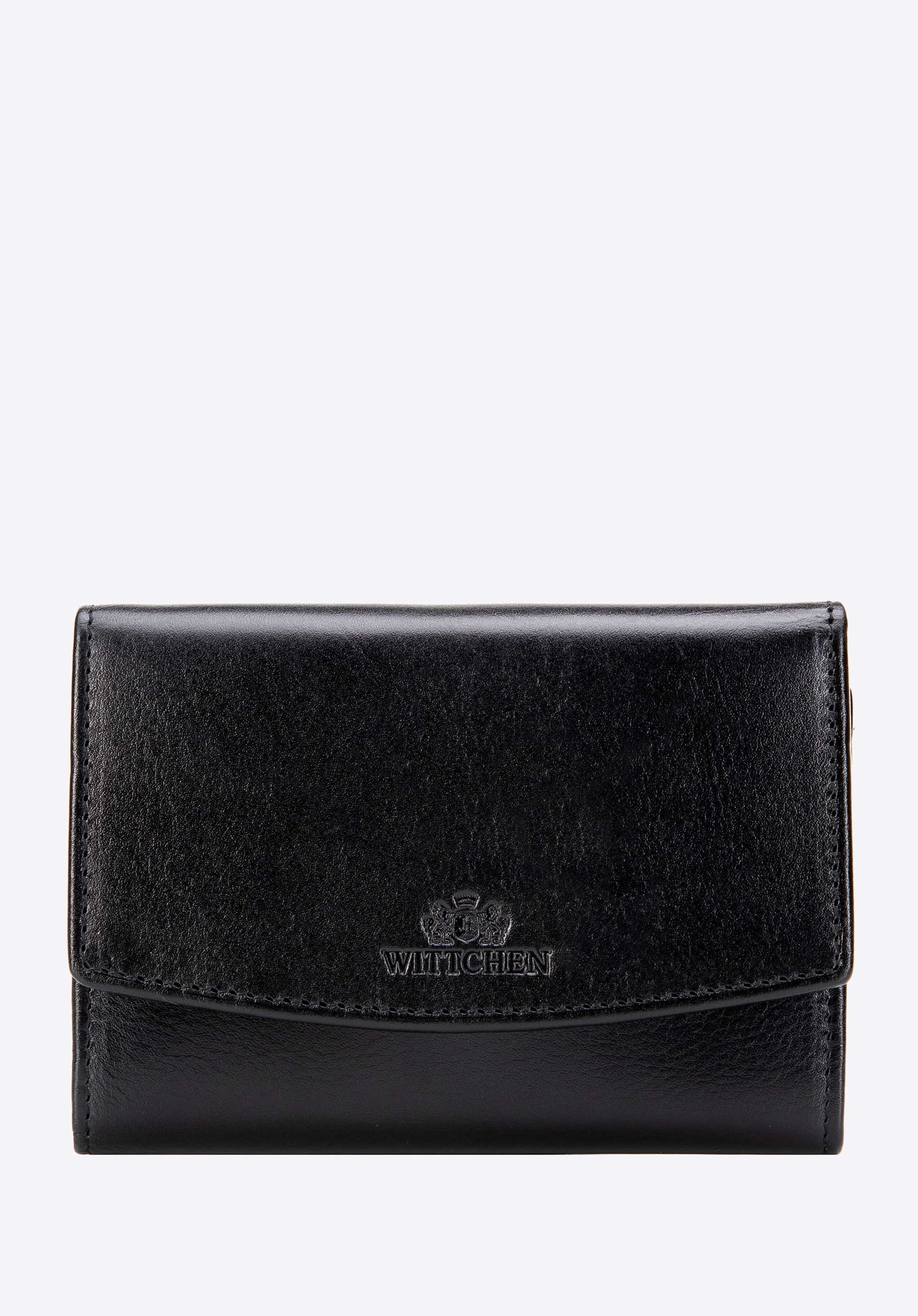 Dámska veľká kožená peňaženka, čierna, 21-1-062-L10, Obrázok 1