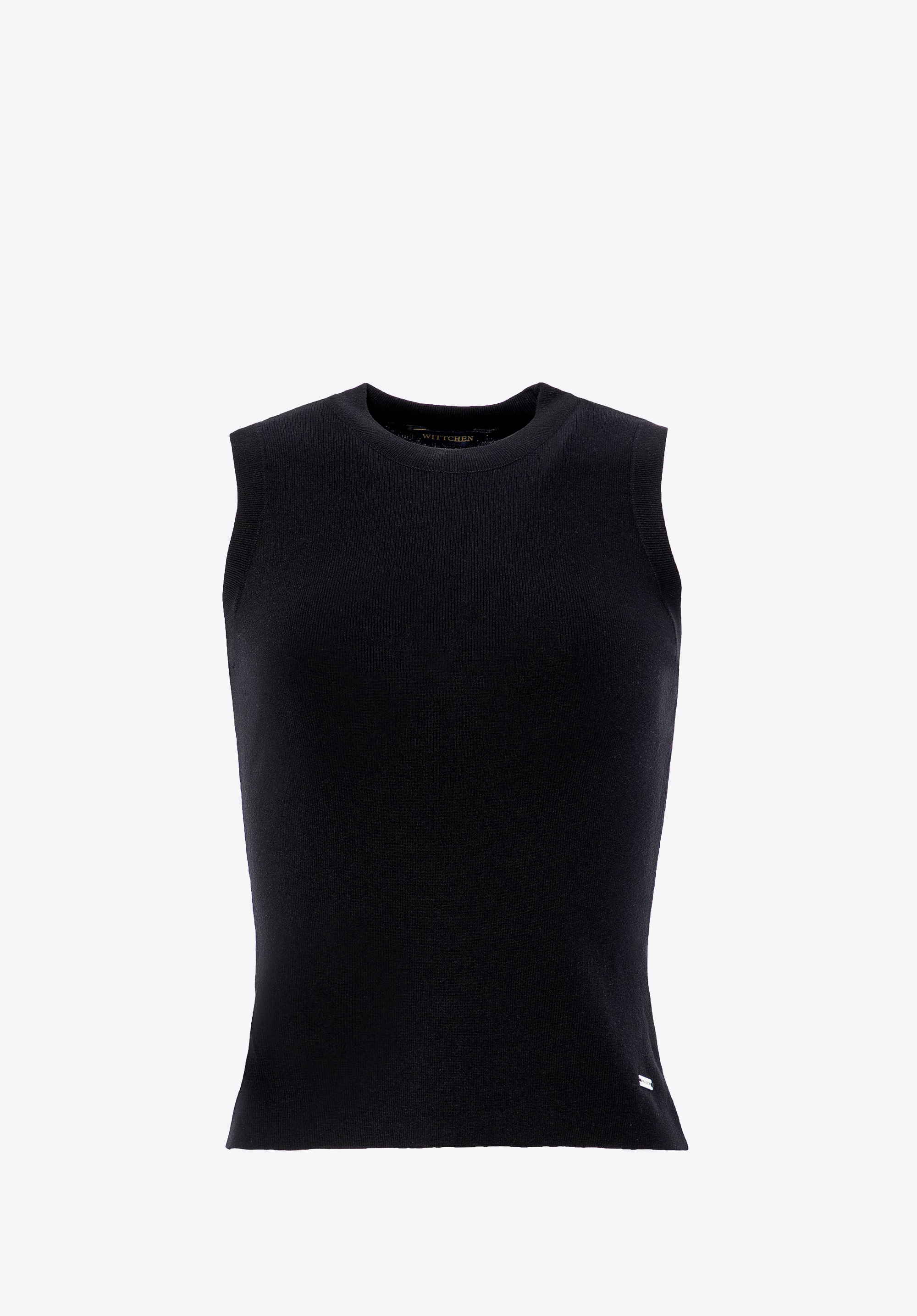 Dámsky top zo zmesi viskózy a nylonu, čierna, D0-99-104-1-XL, Obrázok 1