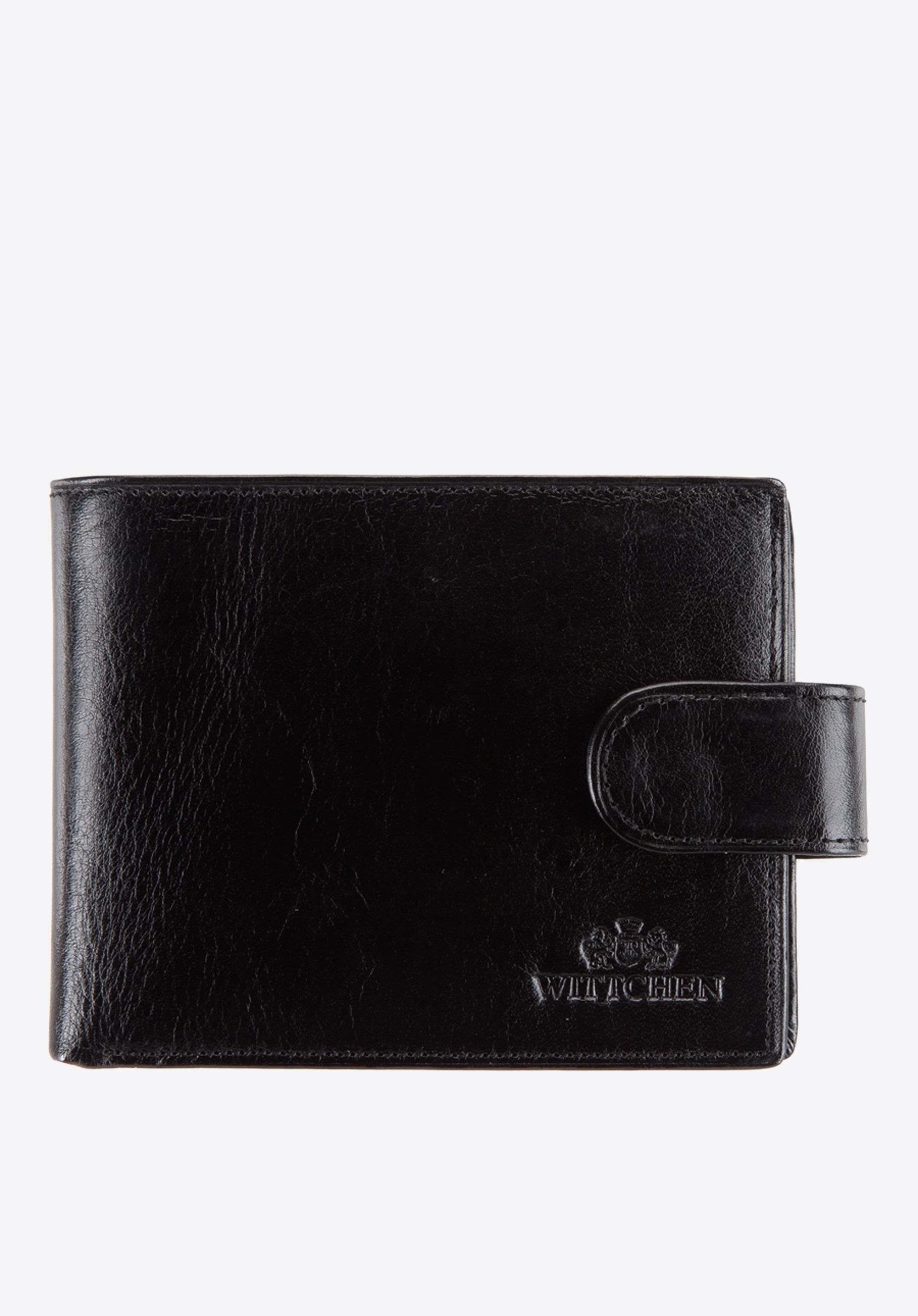Klasická pánska kožená peňaženka, čierna, 21-1-127-1, Obrázok 1