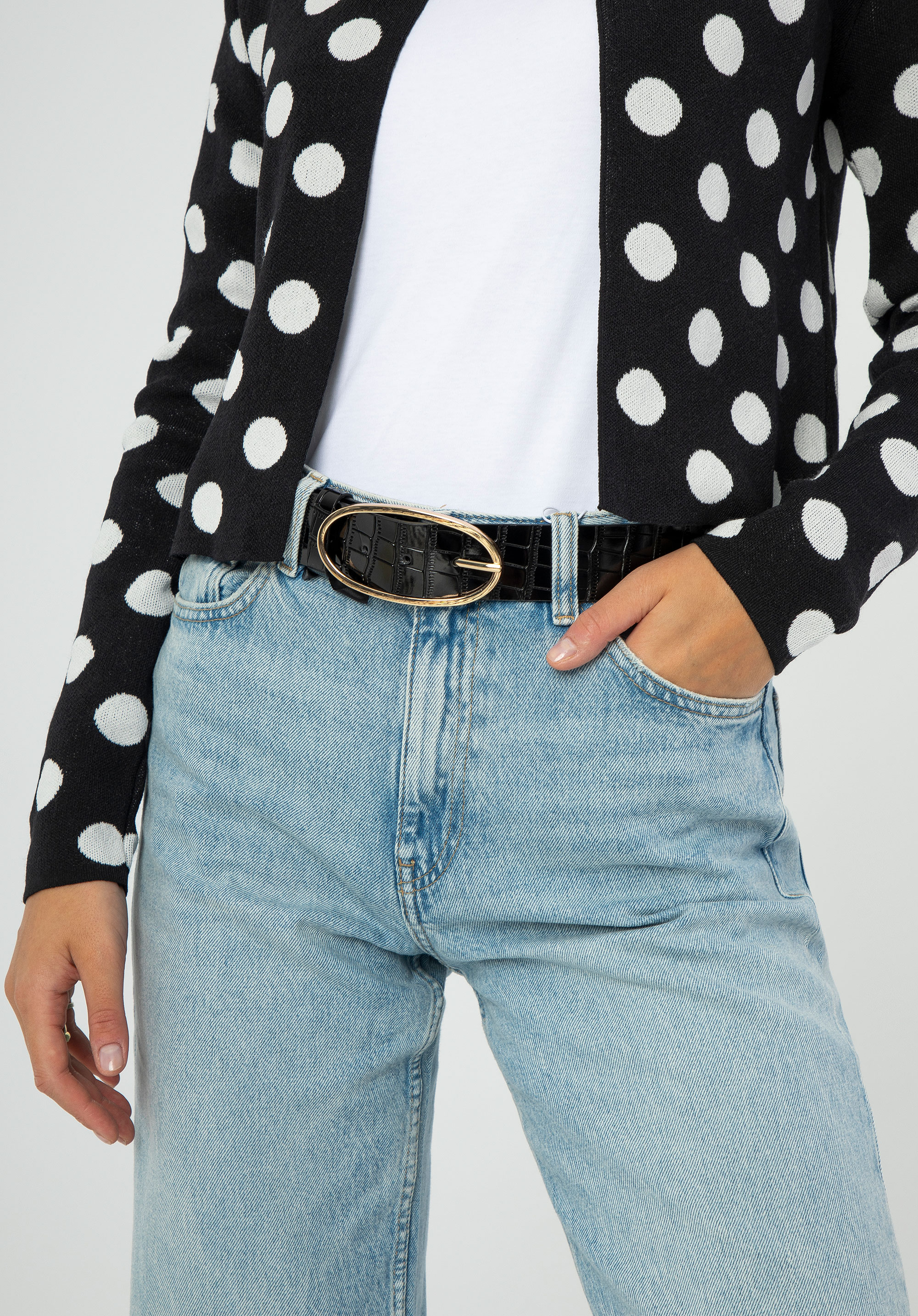 Opasok, čierna, 99-8D-123-1-XL, Obrázok 1