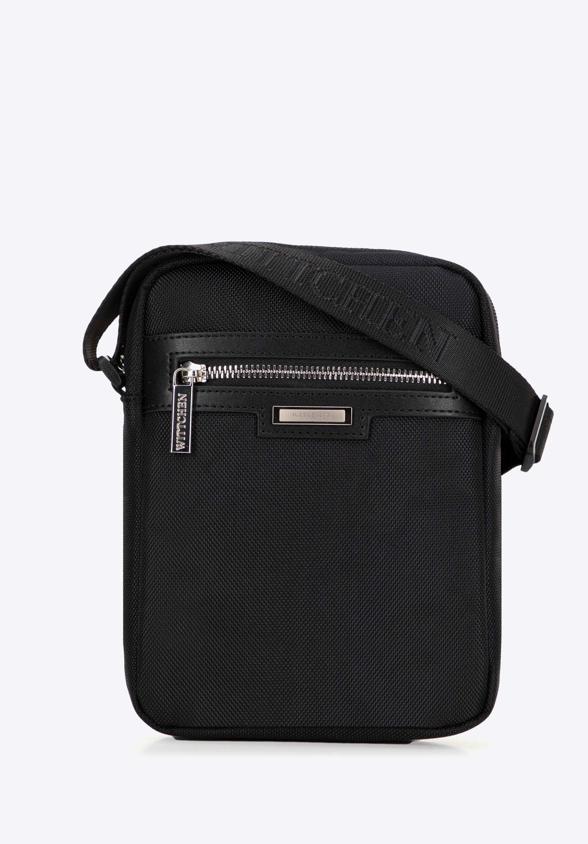 Pánska klasická messenger taška, čierna, 100-4U-906-1, Obrázok 1