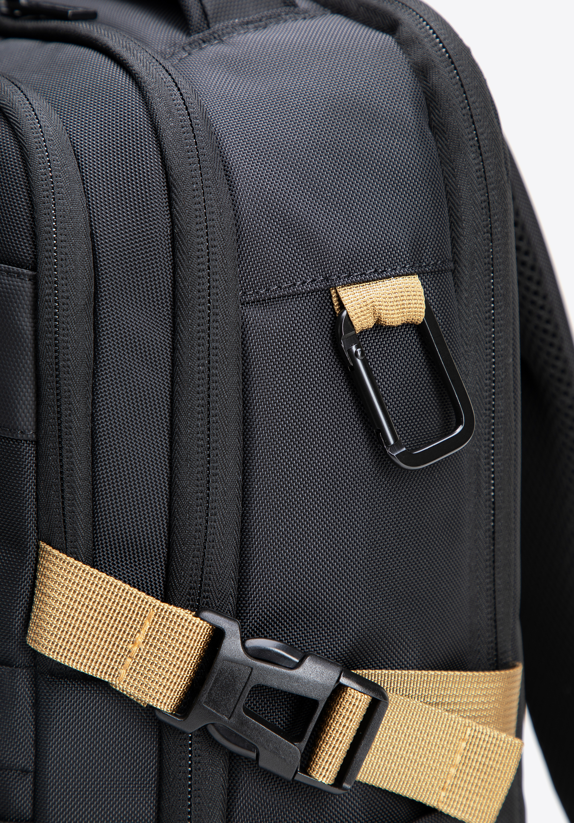 Batoh s priehradkou na notebook 13”/14”, čierno-béžová, 102-3P-802-19, Obrázok 1