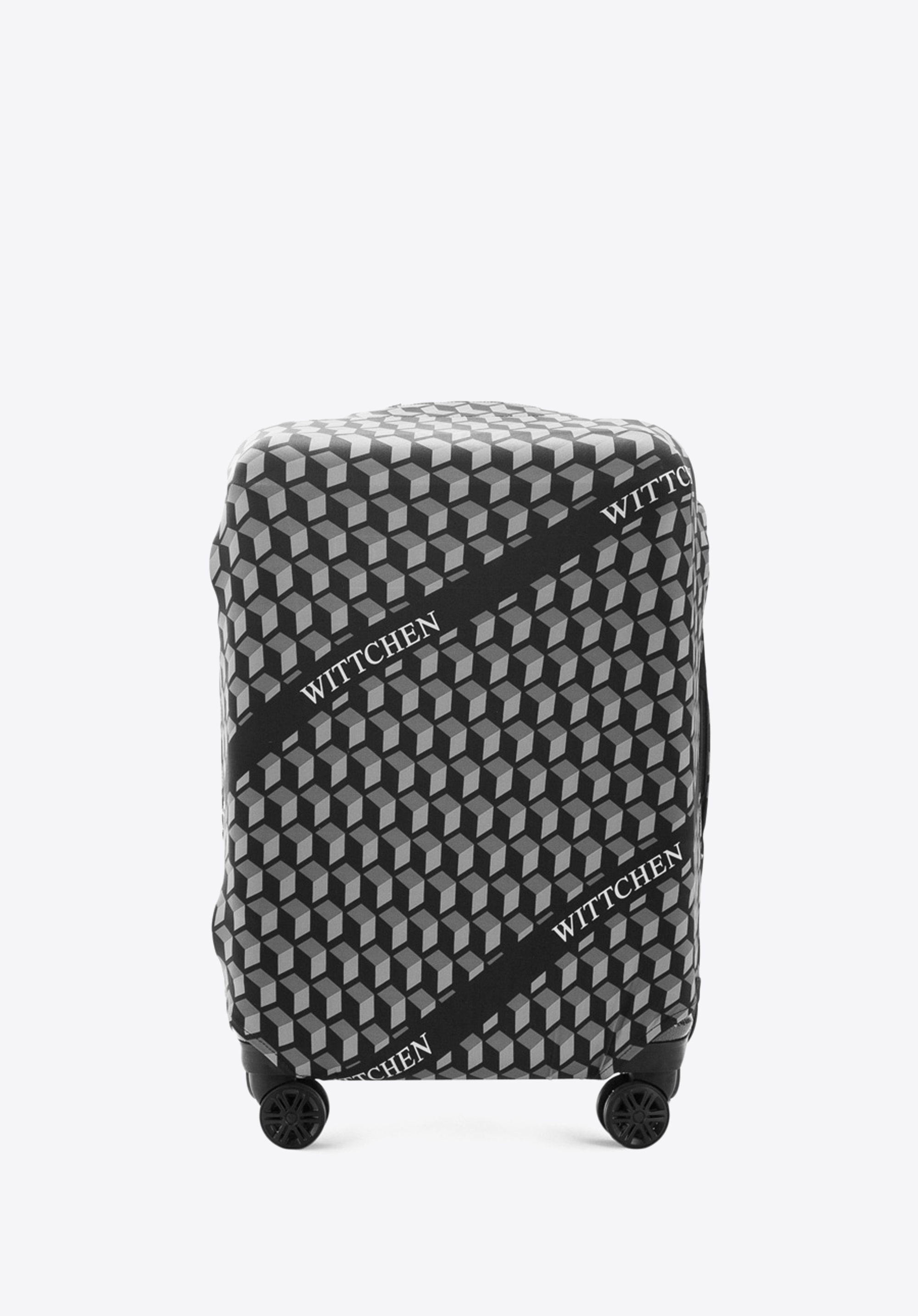 Obal na stredne veľký kufor, čierno-biela, 56-30-032-30, Obrázok 1