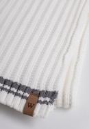 Eșarfă de iarnă tricotată pentru femei, crem, 97-7F-003-7, Fotografie 3