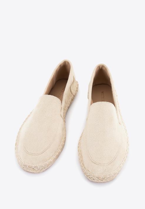 Espadrile espadrile eco-suede pentru femei, crem, 96-DP-800-1-35, Fotografie 3