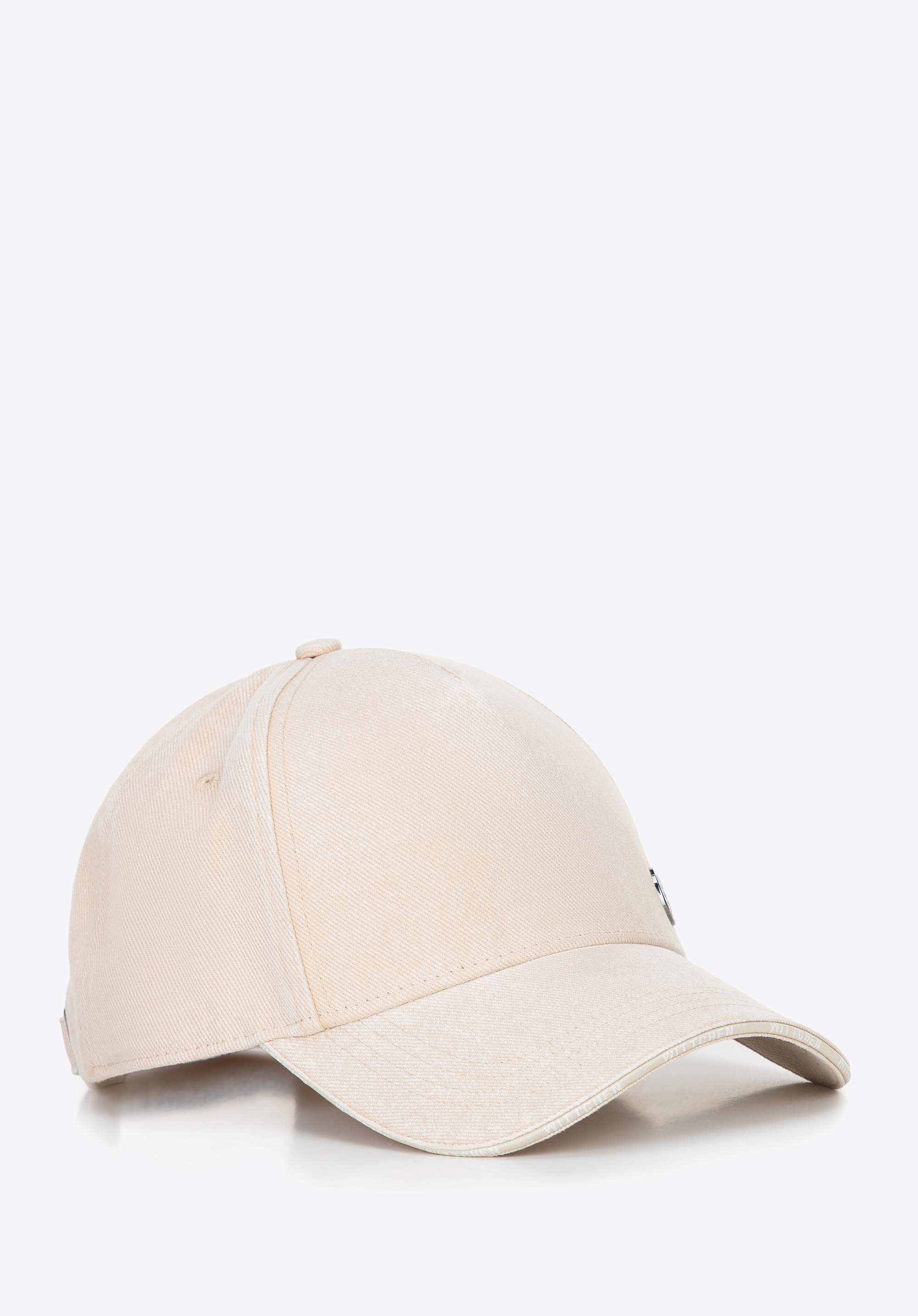 Baseballkappe aus Baumwolle, Creme, 100-HF-005-0, Bild 1