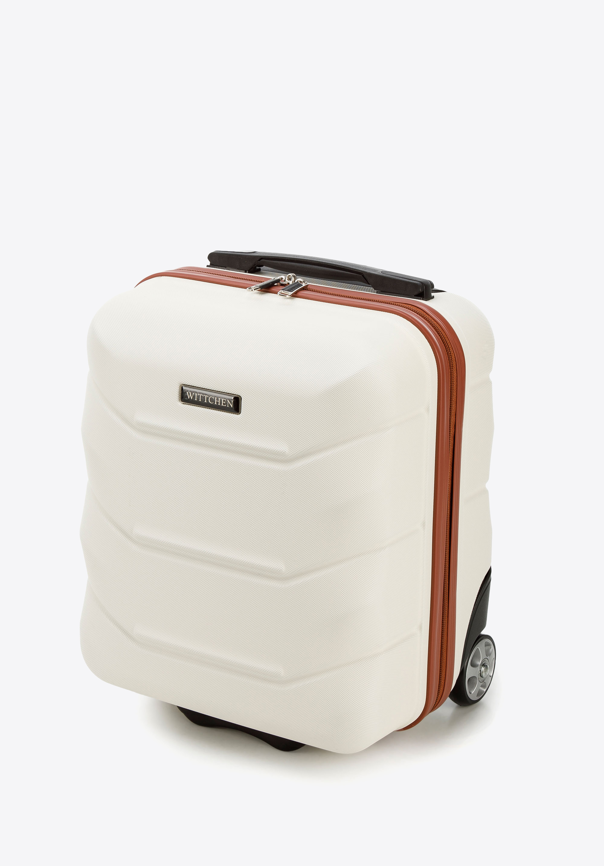 KABINENKOFFER, creme-braun, 56-3A-281-85, Bild 1