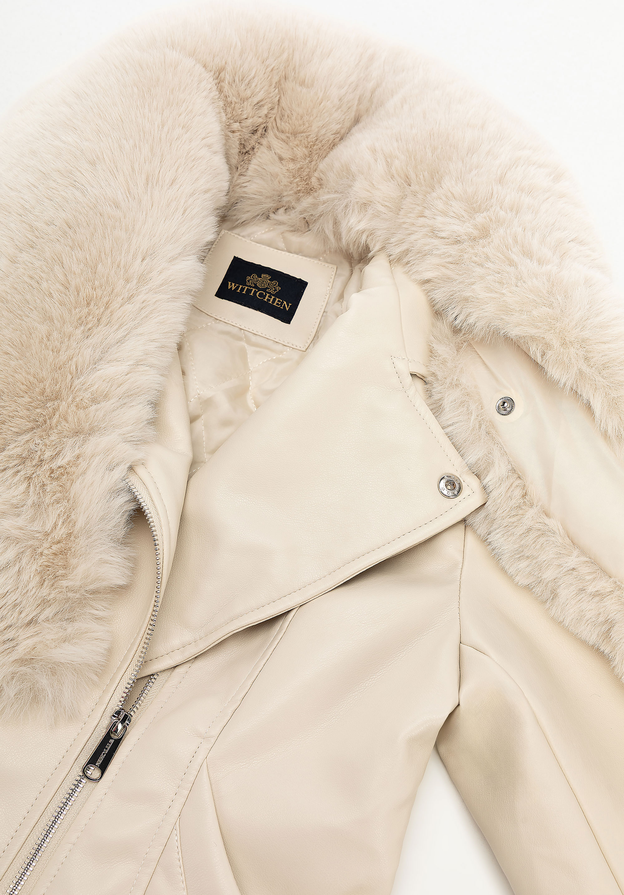 Damenjacke mit Kunstfellbesatz | 101-9P-100 | Gute Preise | Online