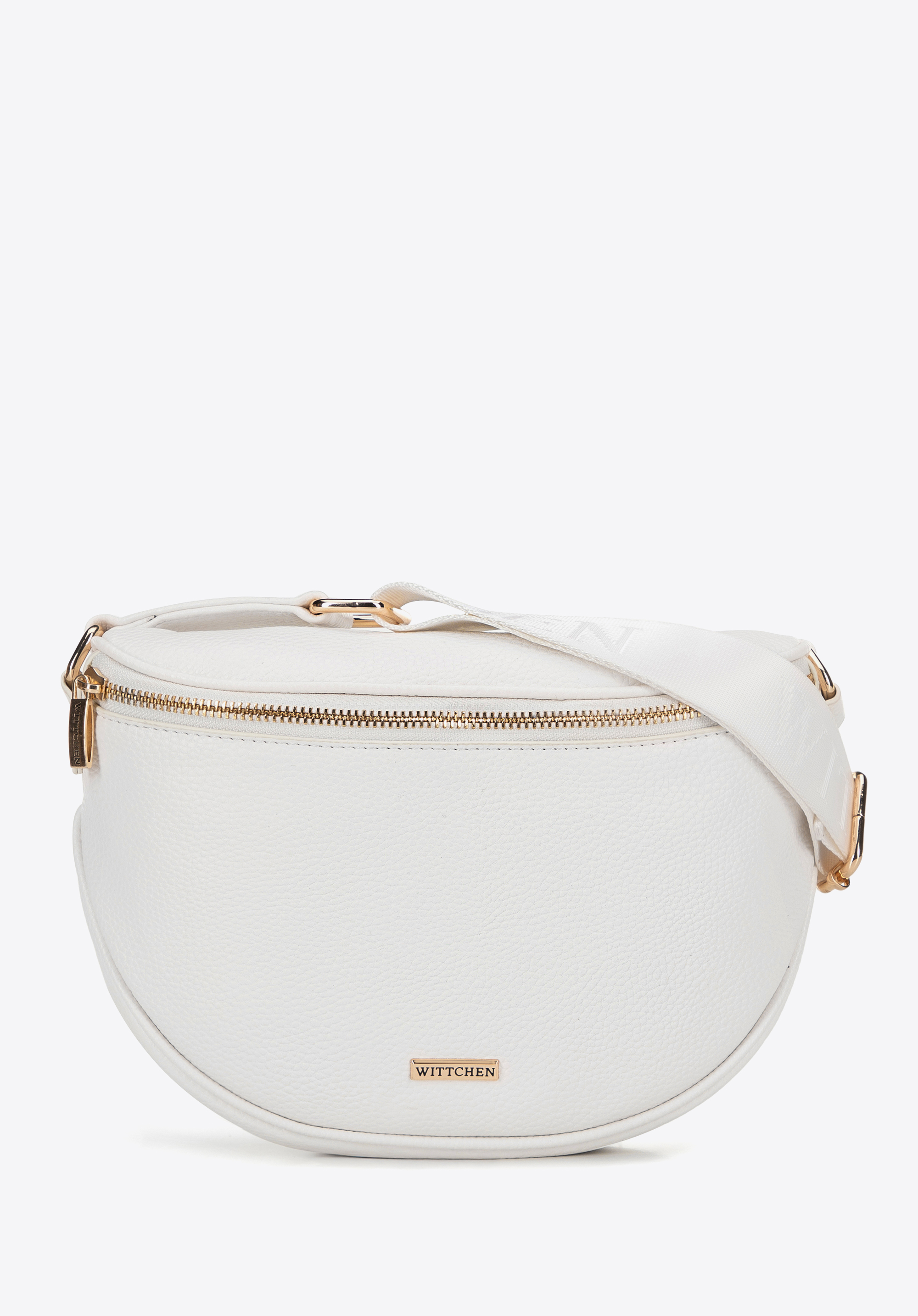 Damen Gürteltasche aus Öko-Leder, creme-gold, 100-3Y-010-0G, Bild 1