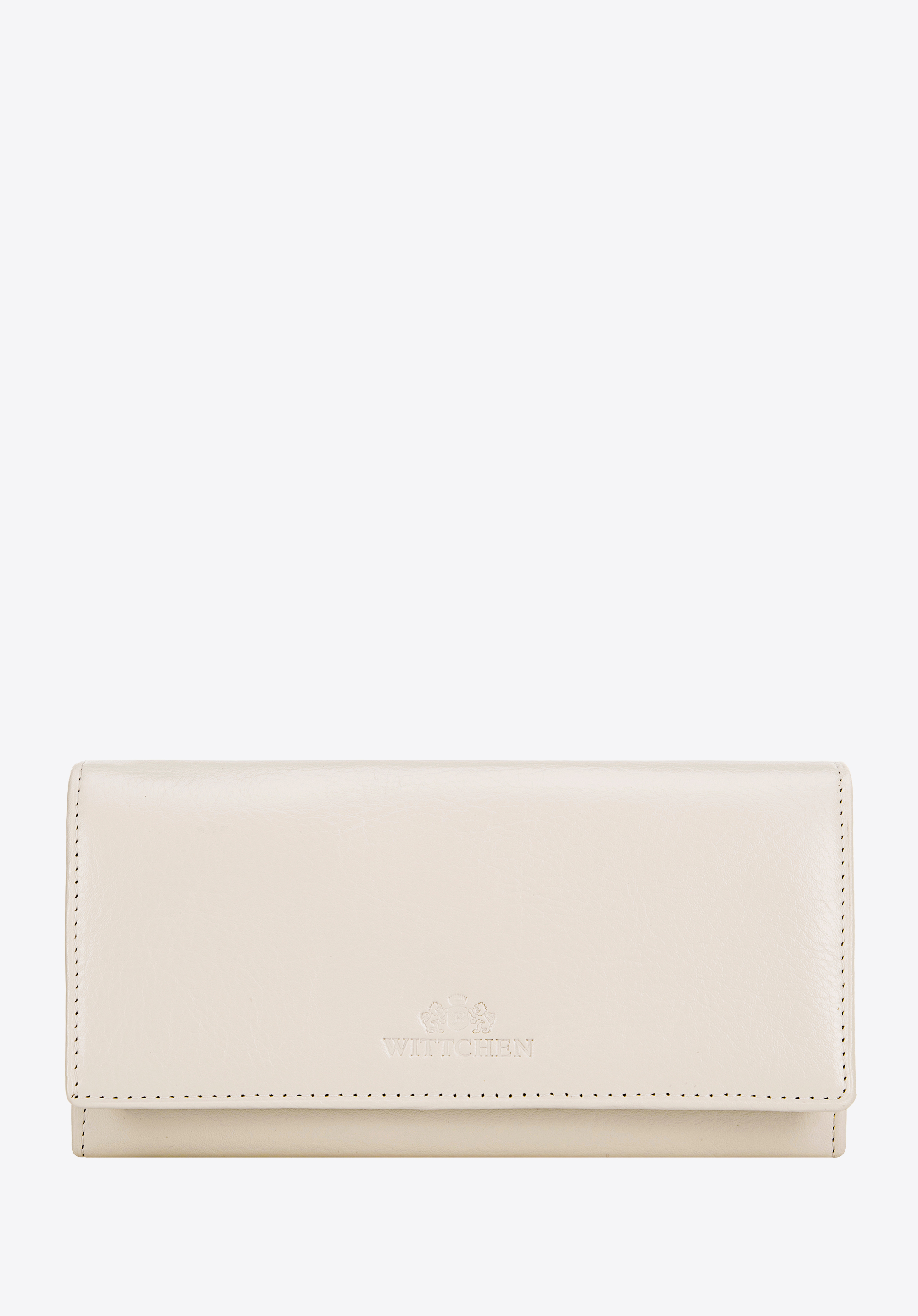 Große Damenbrieftasche aus Leder, Creme, 21-1-052-9L, Bild 1