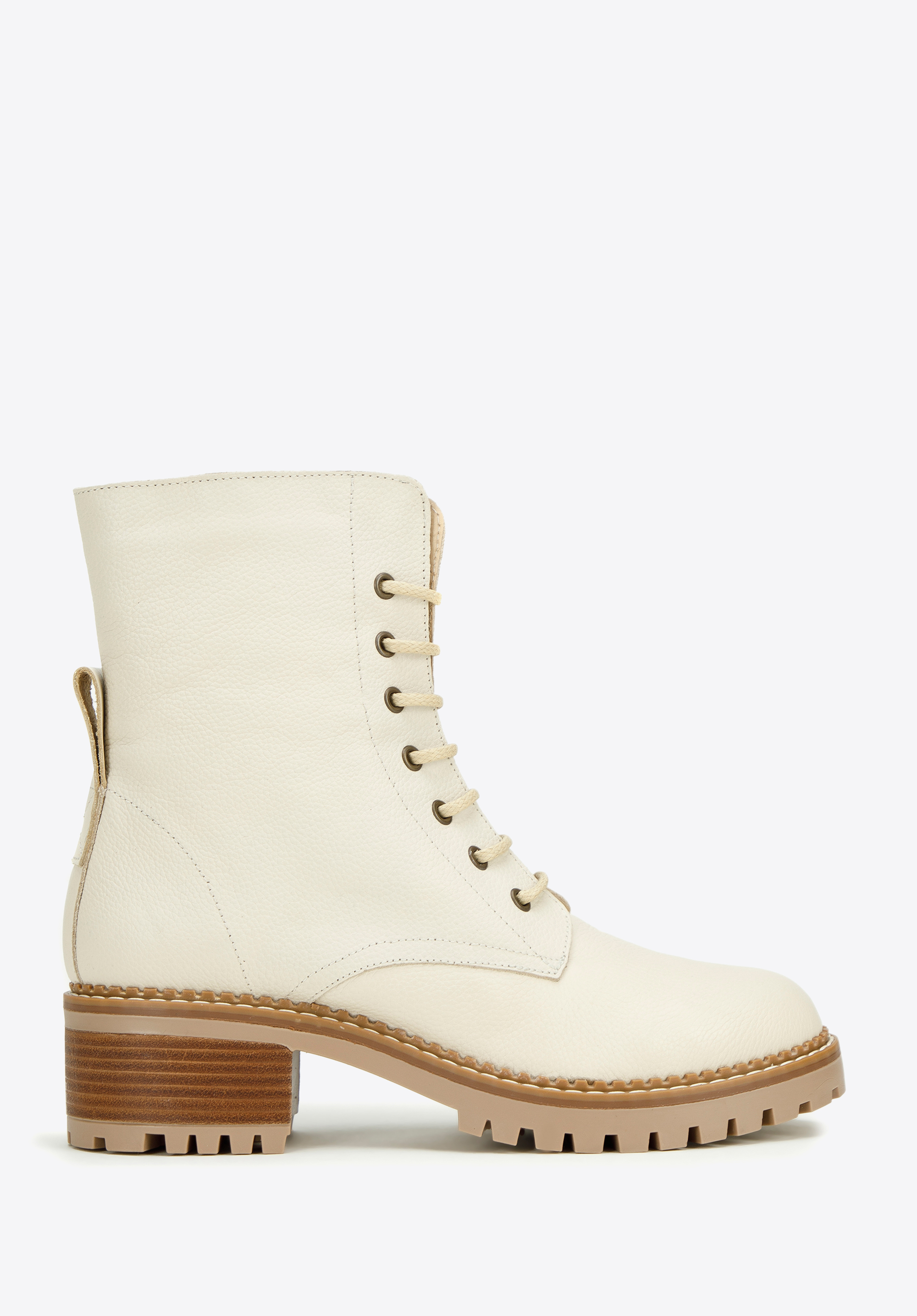 Klassische Trapperschuhe für Damen, Creme, 97-D-304-0-36, Bild 1