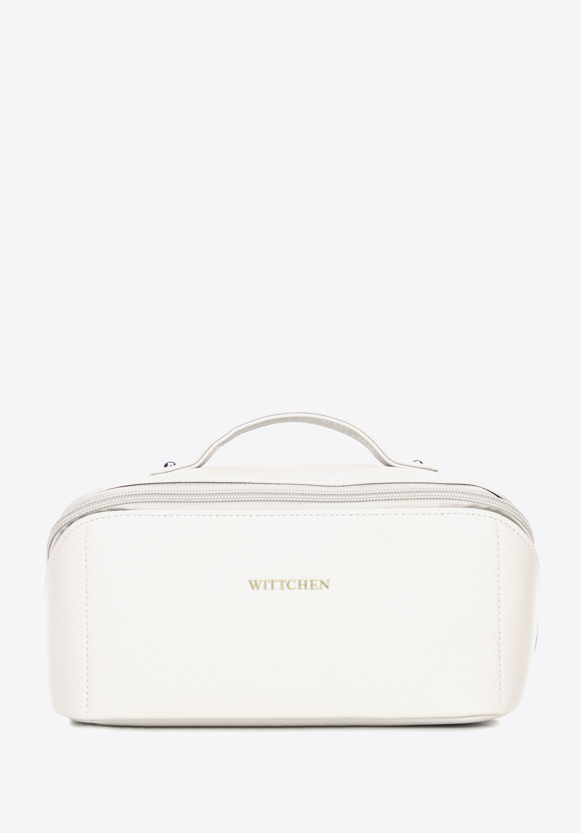 Kosmetiktasche aus Öko-leder, Creme, 100-4Y-920-0, Bild 1