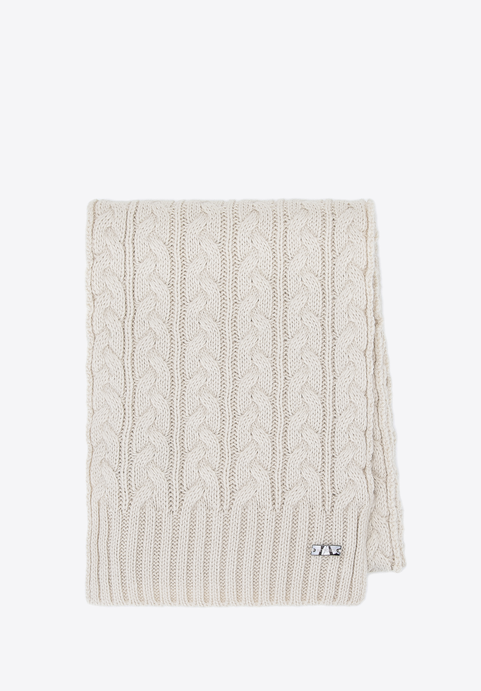 Karierter Damenschal lang, Creme, 97-7F-016-0, Bild 1