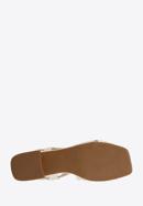 Sandaletten aus Leder mit Knoten, Creme, 94-D-753-1-36, Bild 6