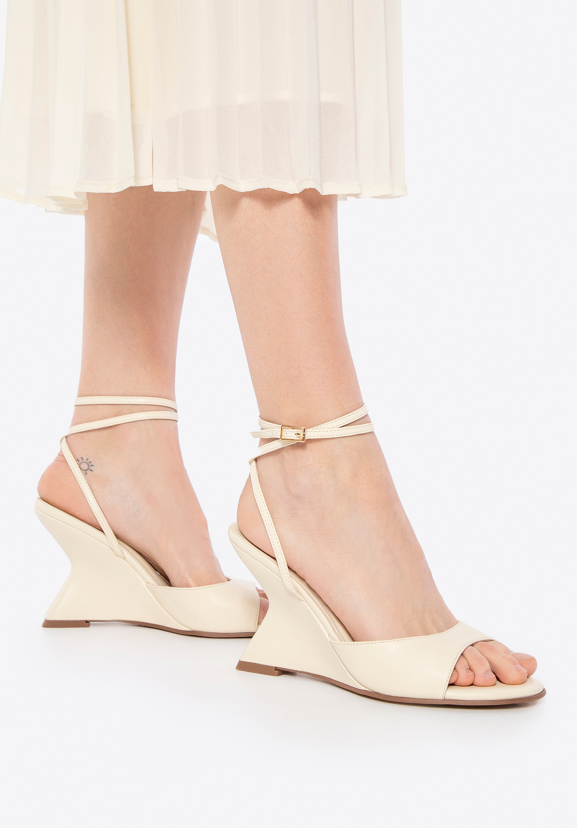 Schuhe, Creme, 100-DP-602-0-39, Bild 1