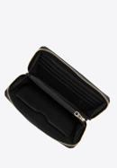 Gemusterte Damenbrieftasche, creme-schwarz, 97-1E-501-X1, Bild 3