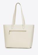 Shopper-Tasche aus Leder, Creme, 29-4E-016-9, Bild 3