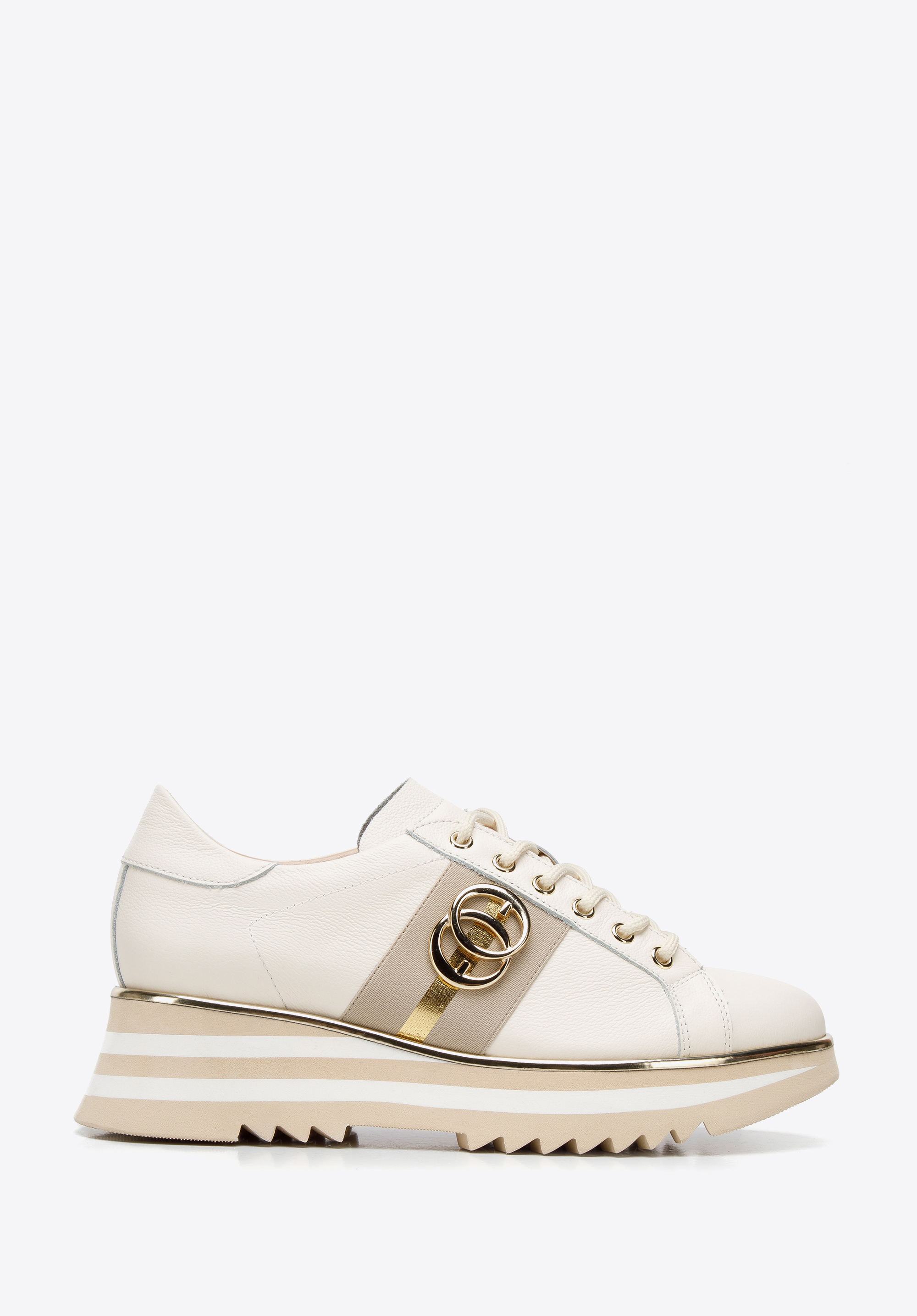 Plateau sneaker outlet creme