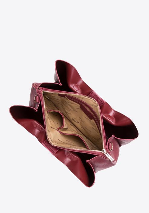 Dámská kabelka s uzavřenou přehrádkou, dar red, 97-4Y-238-4, Obrázek 4
