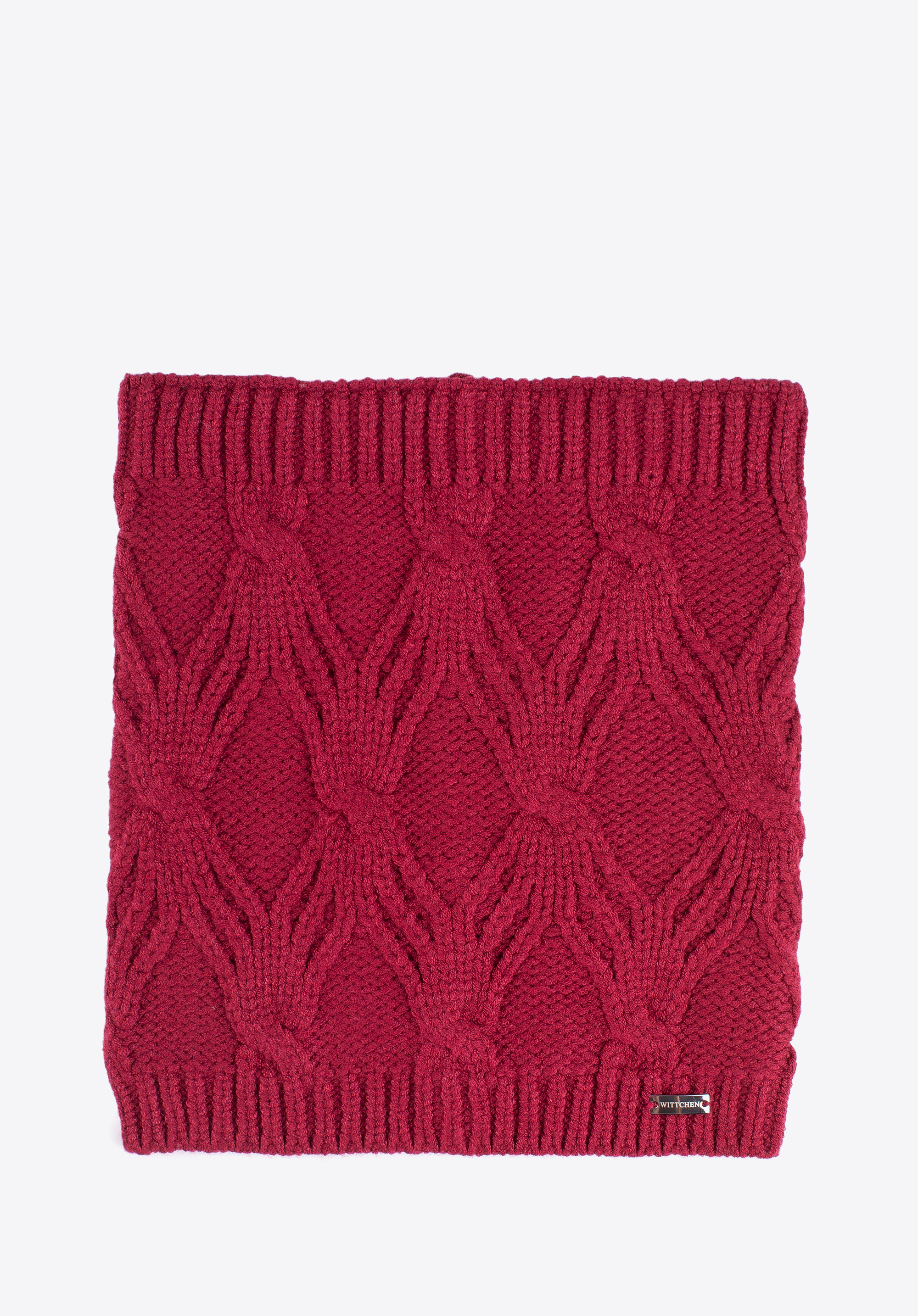 Damenschal (Kamin) mit dekorativem Muster, dar rot, 97-7F-103-2, Bild 1