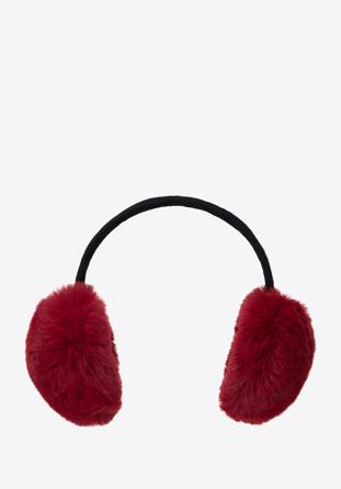 Klassische Ohrenwärmer für Damen, dar rot, 95-HF-018-P, Bild 1