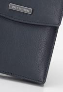 2-in-1-Mini-Crossbody-Tasche aus Leder, dunkelblau, 26-2-100-6, Bild 6