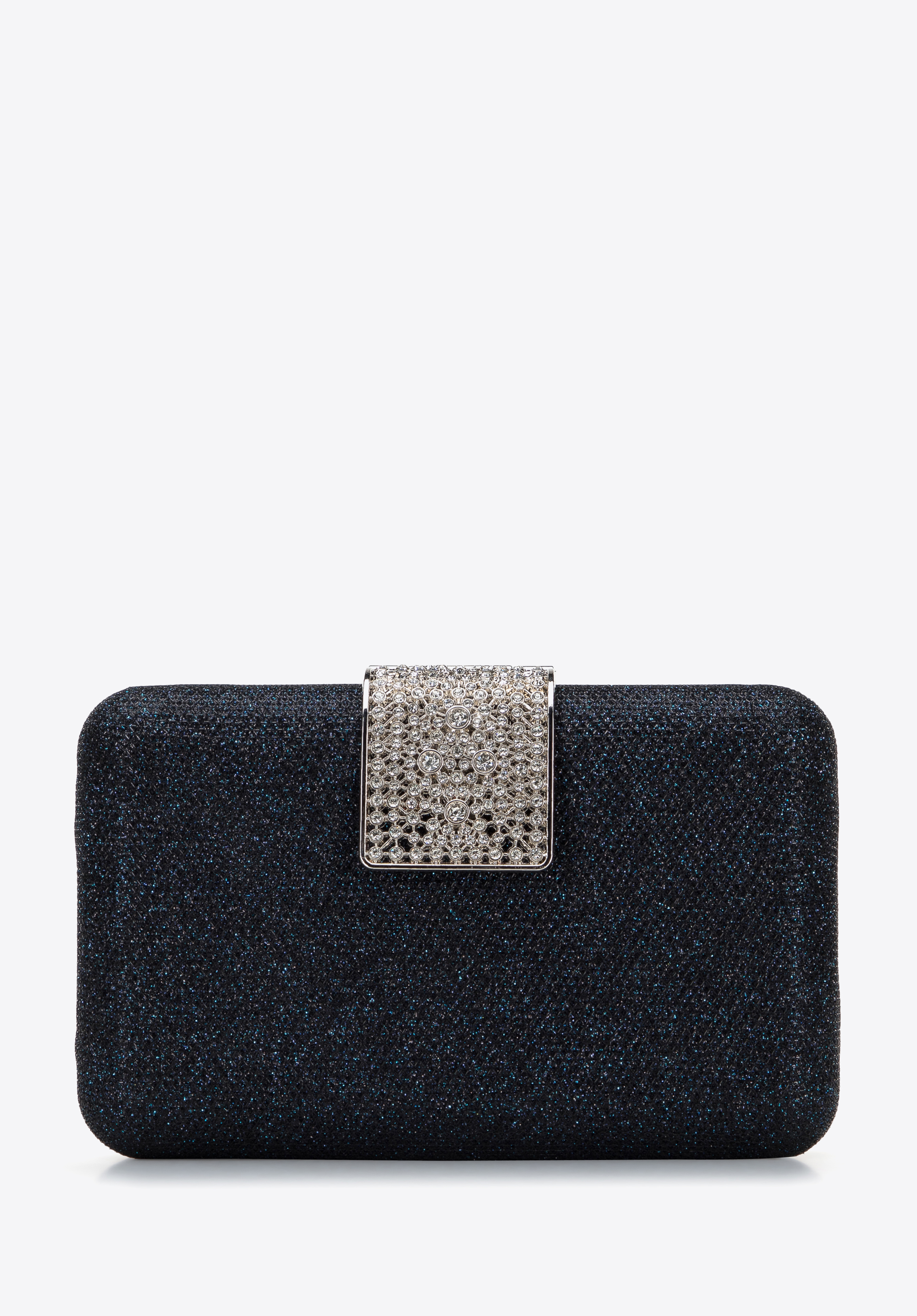 Abendtasche mit glitzerndem Verschluss