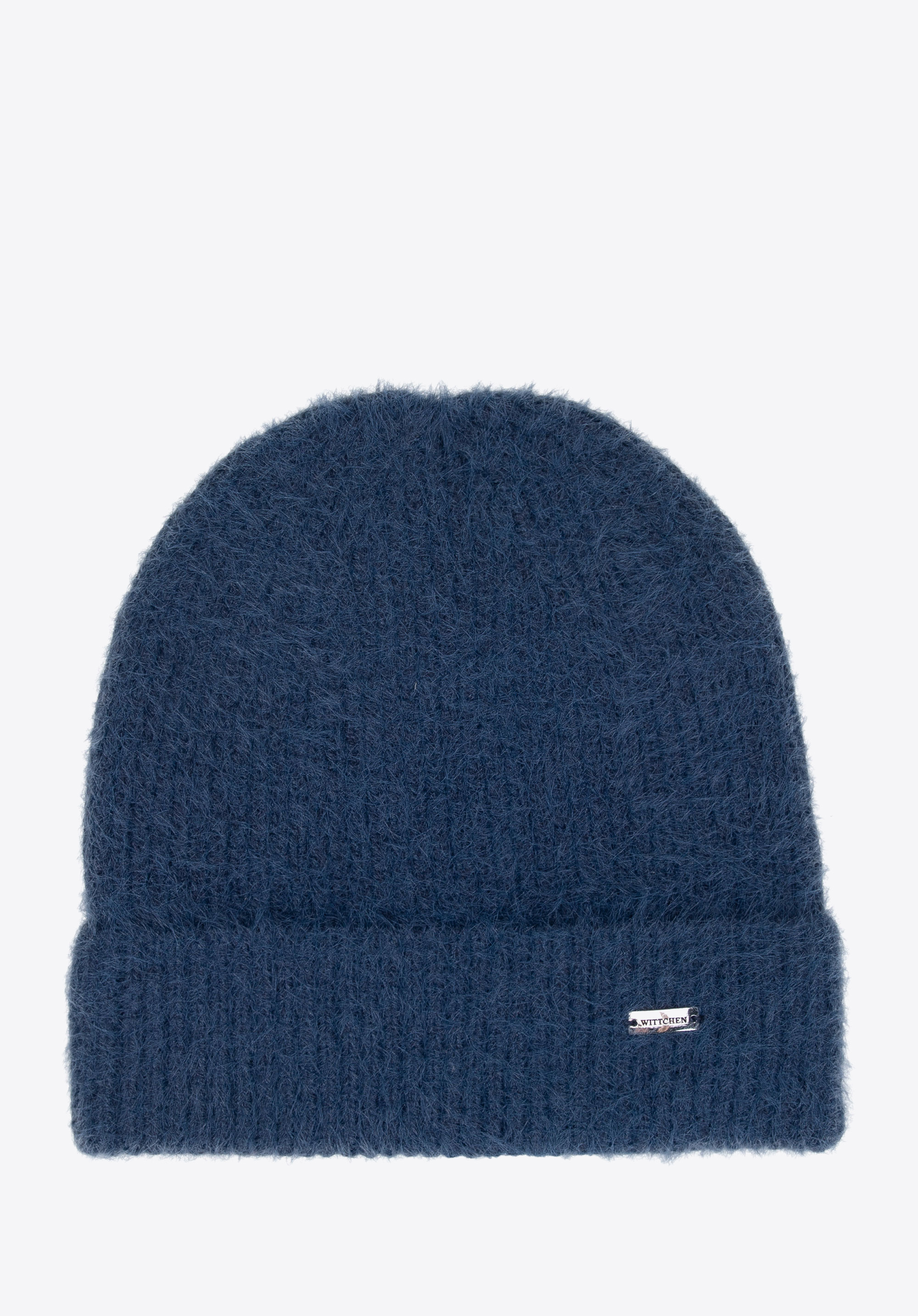 Damen Wintermütze mit flauschiger Textur, dunkelblau, 101-HF-002-N, Bild 1