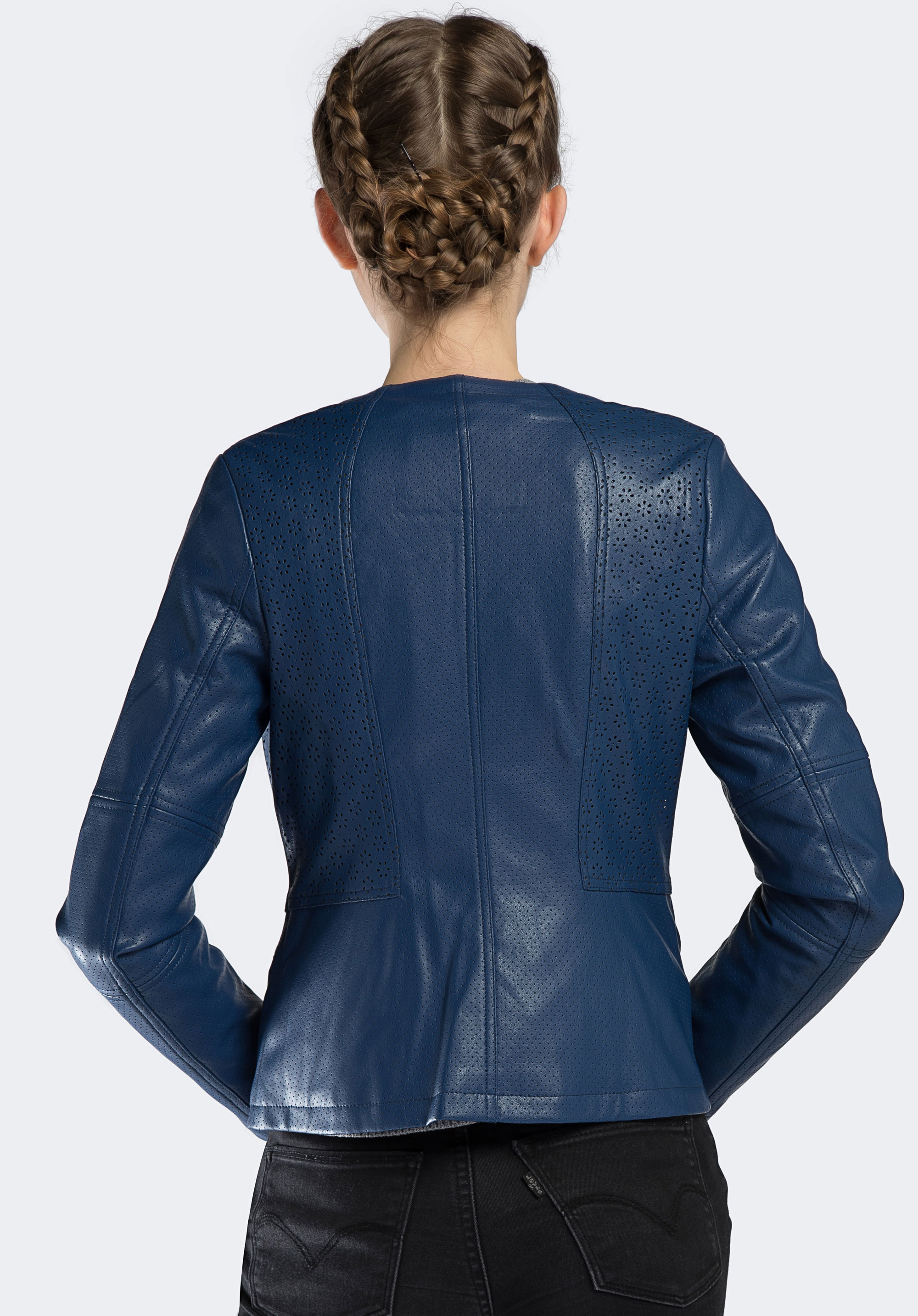 Damenjacke, dunkelblau, 90-9P-101-7-XS, Bild 1