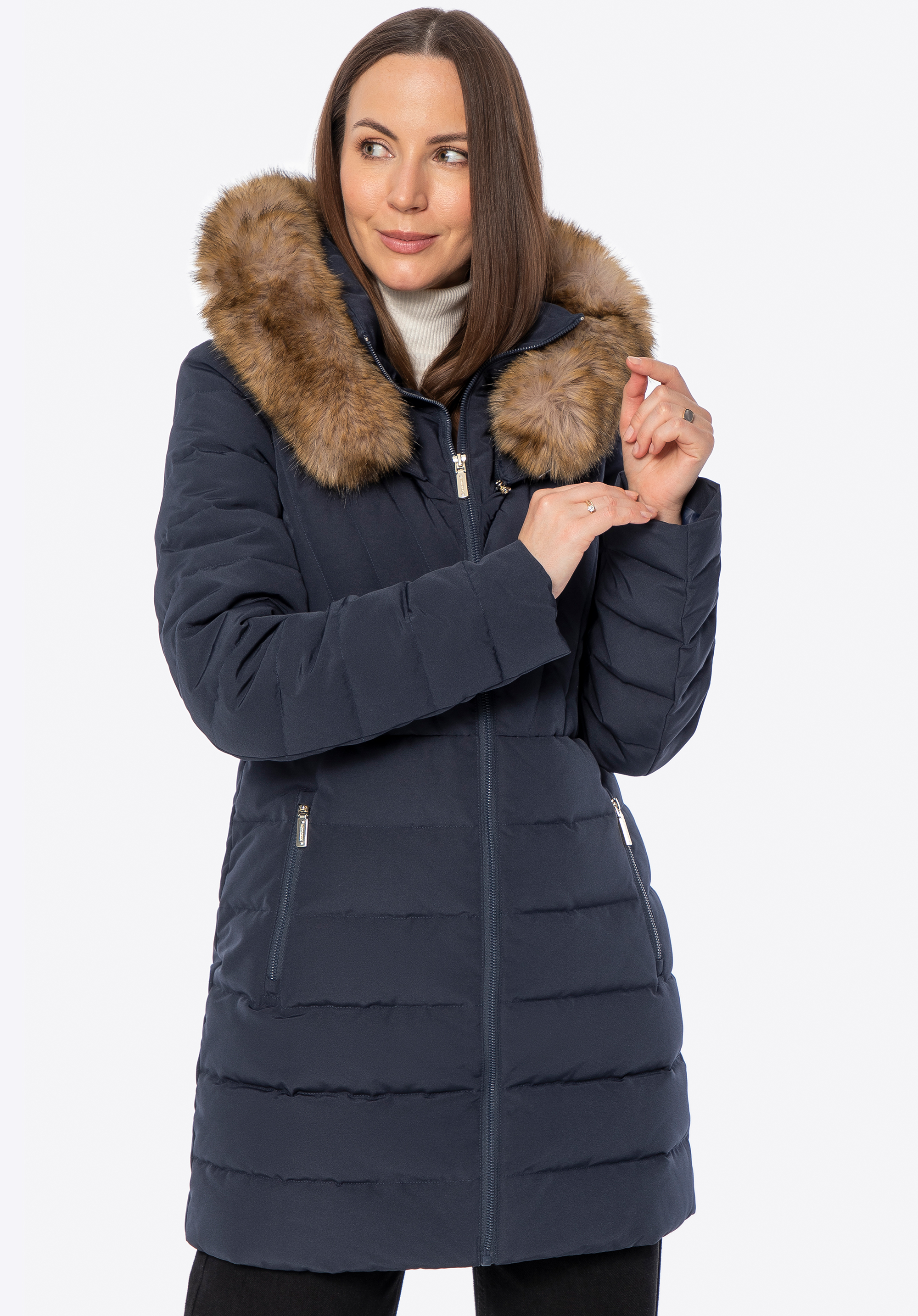 Daunen-Steppjacke, dunkelblau, 101-9D-201-N-L, Bild 1