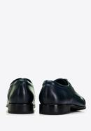 Derby-Schuhe aus Leder mit eingenähten Gummizügen, dunkelblau, 96-M-507-1-41, Bild 4