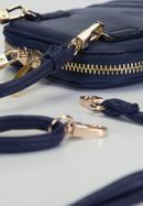 Gesteppte Mini-Tasche für Damen, dunkelblau, 93-2Y-531-P, Bild 5