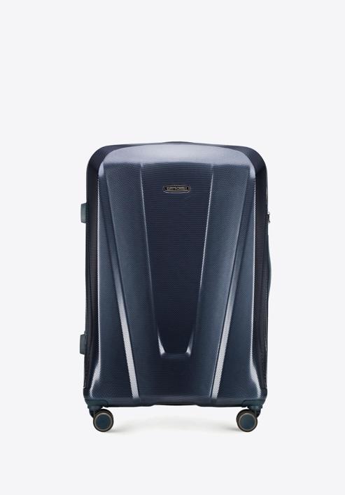 Großer Koffer, dunkelblau, 56-3P-123-96, Bild 1