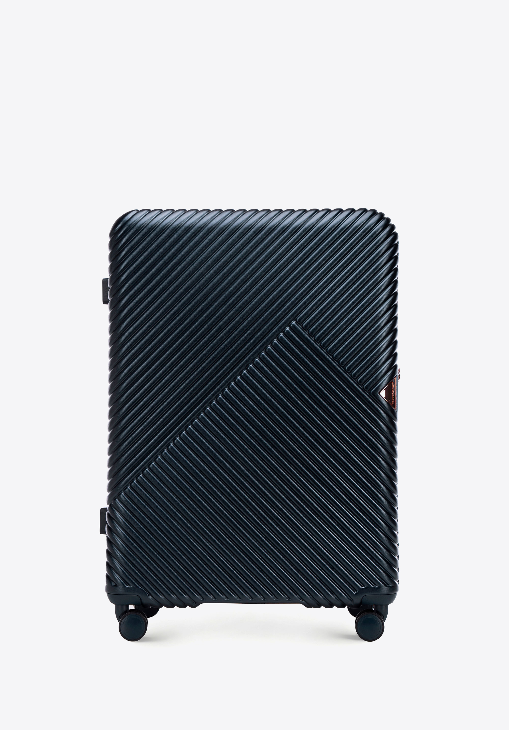 Großer Koffer aus Polycarbonat, dunkelblau, 56-3P-843-90, Bild 1
