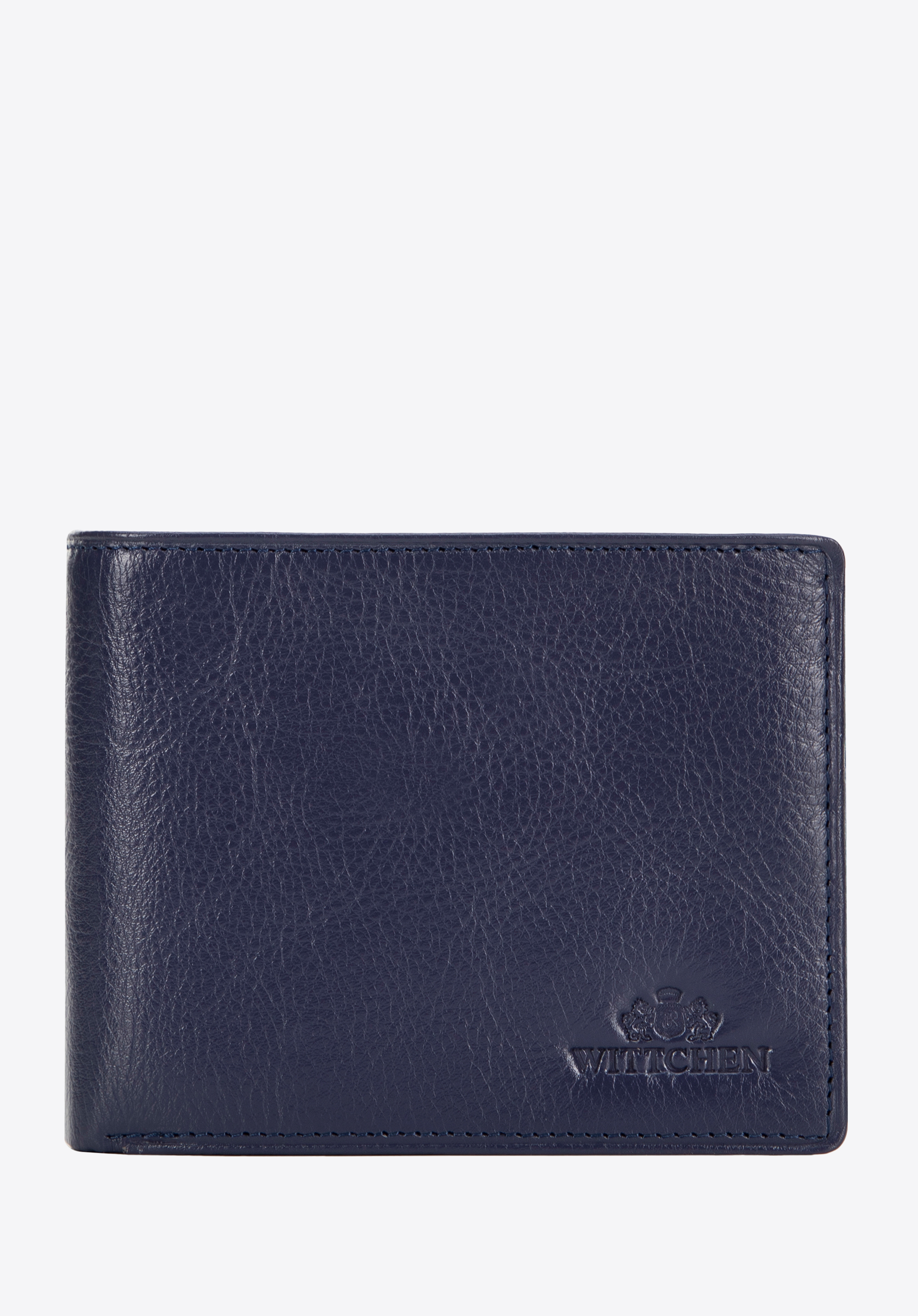 Herren-Portemonnaie aus Leder, dunkelblau, 21-1-046-NL, Bild 1