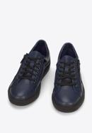 Herren-Sneaker aus Leder, dunkelblau, 93-M-501-N-42, Bild 2