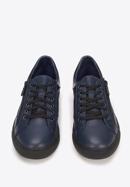 Herren-Sneaker aus Leder, dunkelblau, 93-M-501-N-42, Bild 3