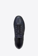 Herren-Sneaker aus Leder, dunkelblau, 93-M-501-N-43, Bild 5