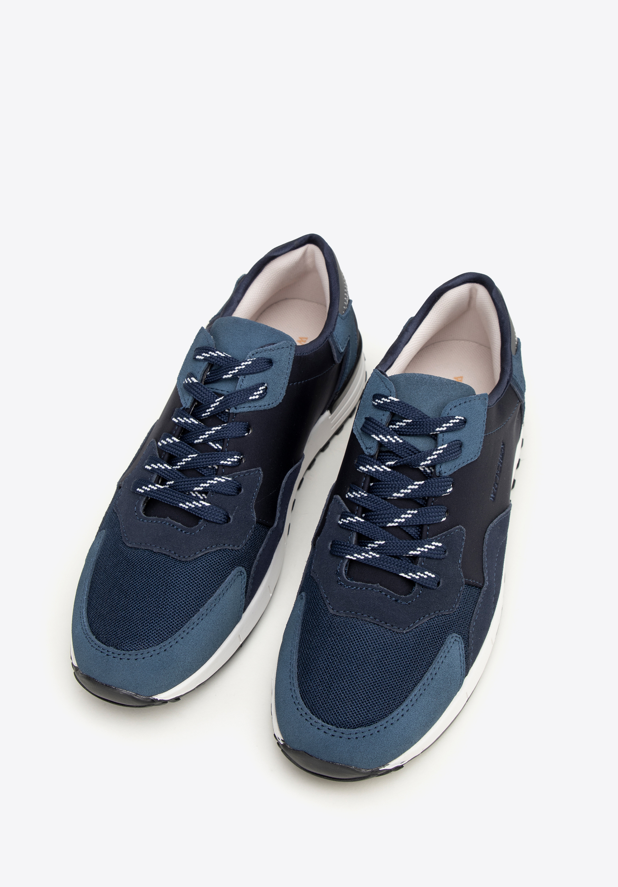 Herren-Sneaker aus Wildleder, dunkelblau, 99-M-306-N-42, Bild 1