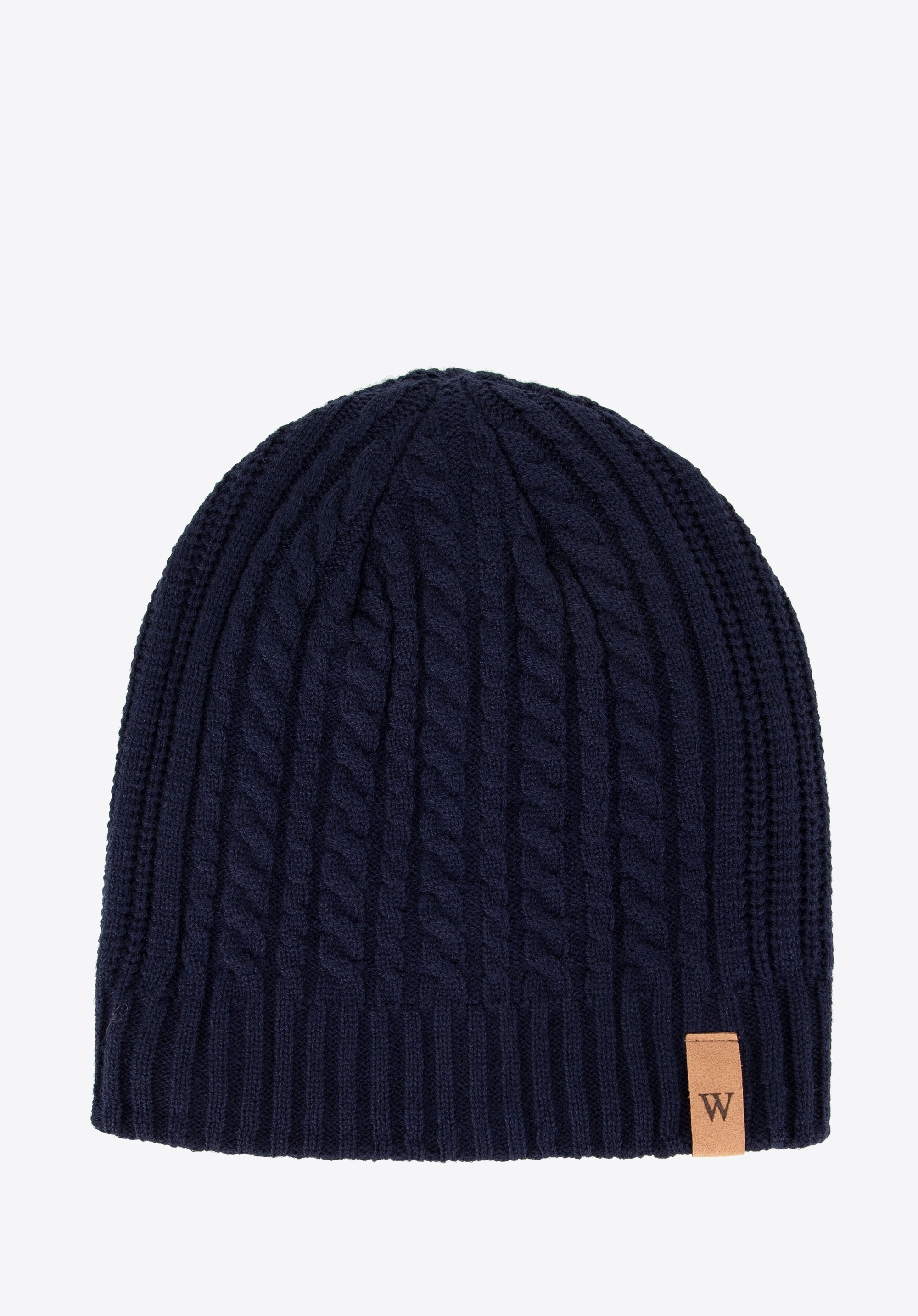 Herren-Wintermütze mit Logo, dunkelblau, 99-HF-010-11, Bild 1