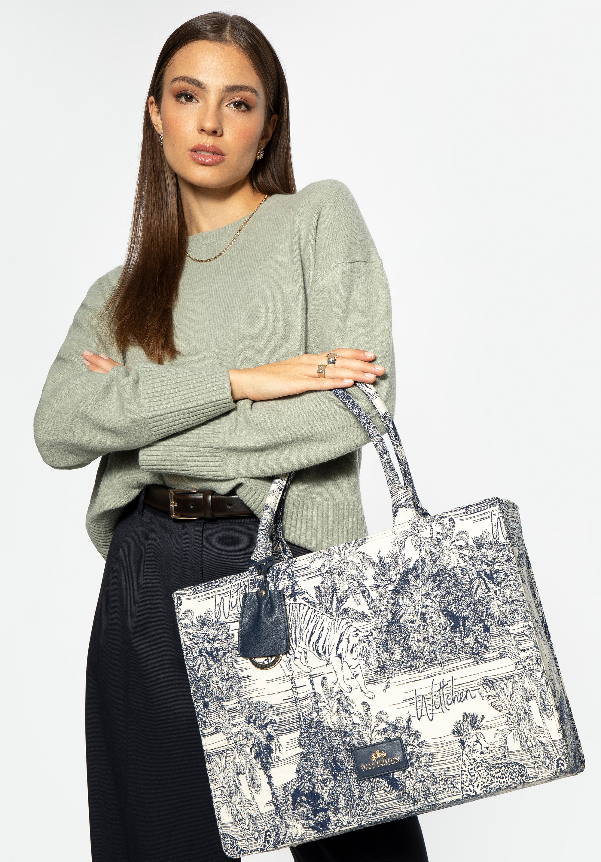 Jacquard-Shopper für Damen